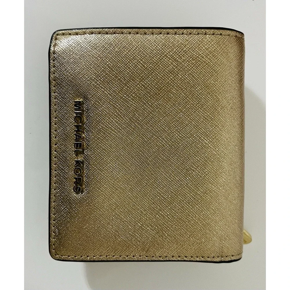 michael kors Compact wallet women Gold